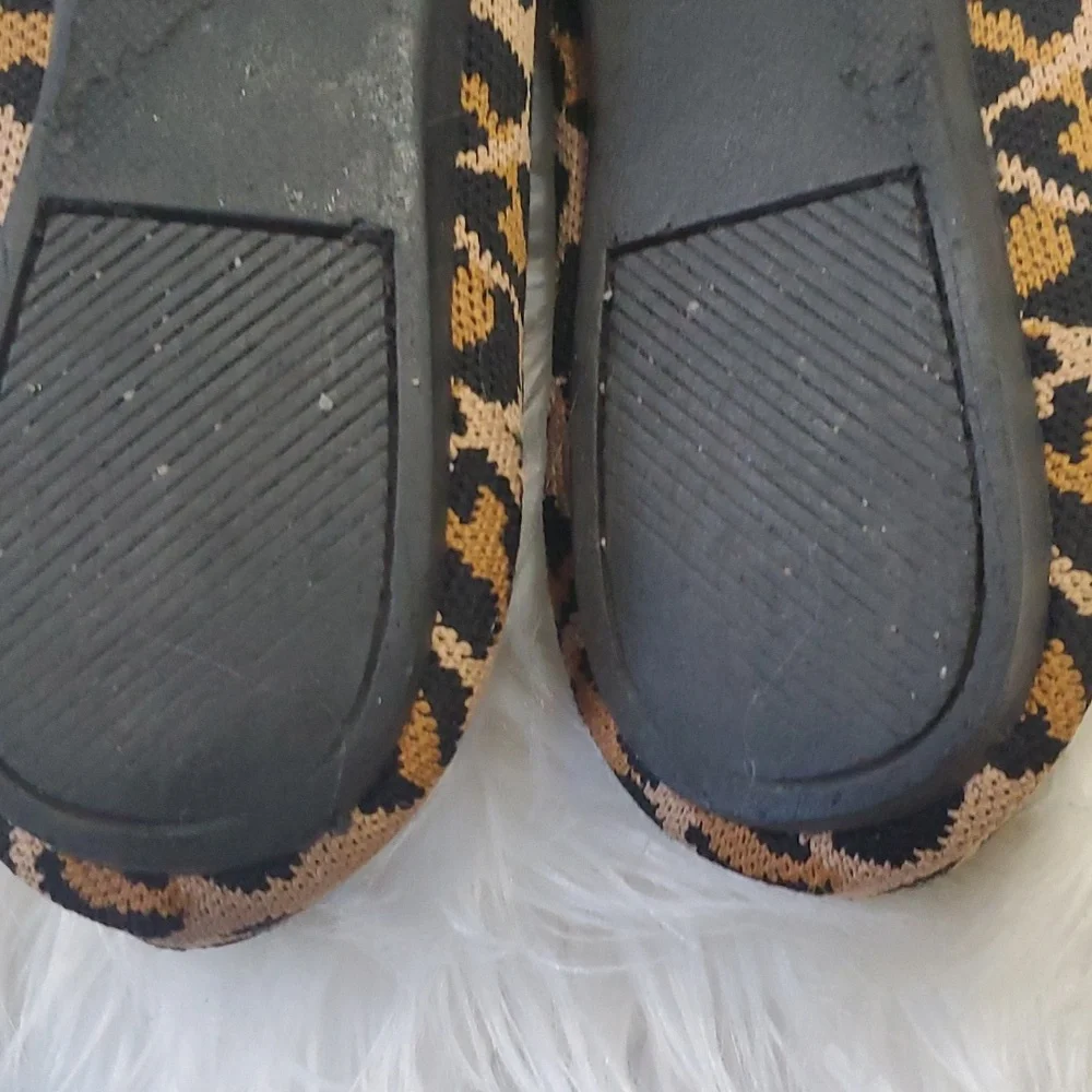 Steve Madden leopard Mob Wife flats shoe size 8.5 - Picture 7 of 14